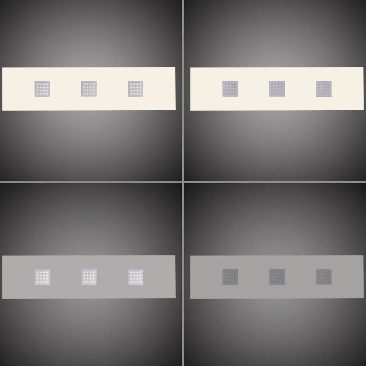 Paul Neuhaus 6436-95 PURE-NEO LED Deckenleuchte aluminium CCT 120x30cm