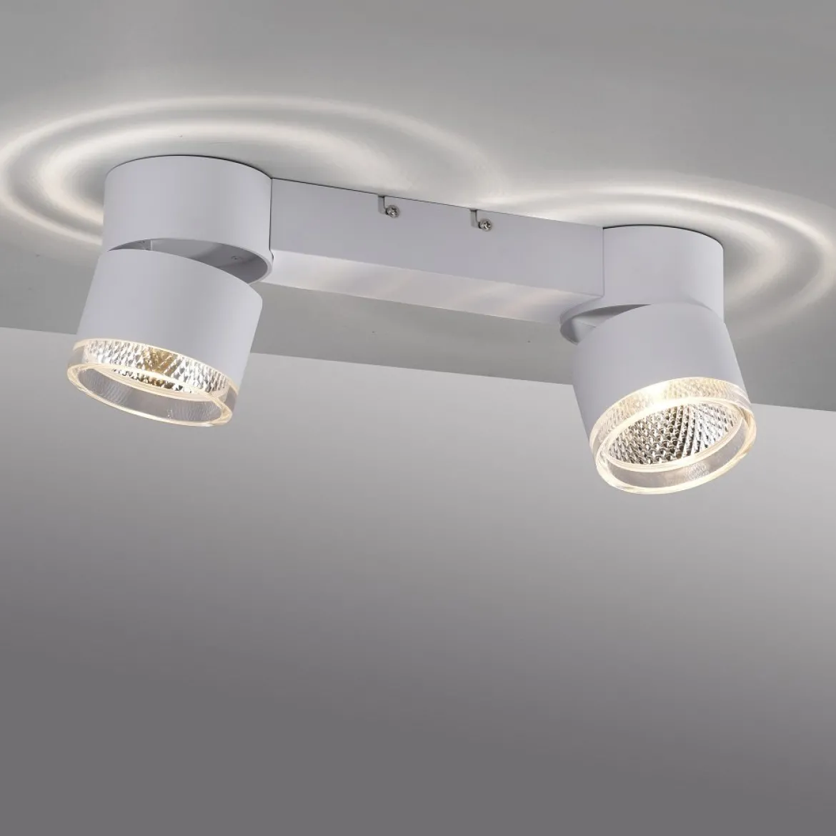 Paul Neuhaus 6862-16 PURE-NOLA LED Deckenleuchte 2-flammig weiß