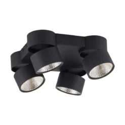 Paul Neuhaus 6454-18 PURE-NOLA LED Deckenleuchte 4-flammig schwarz