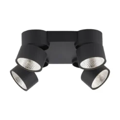Paul Neuhaus 6454-18 PURE-NOLA LED Deckenleuchte 4-flammig schwarz