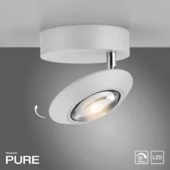 Paul Neuhaus 9051-16 PURE Oculis Deckenleuchte snow 1-flammig