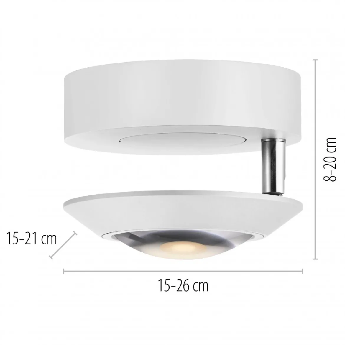 Paul Neuhaus 9051-16 PURE Oculis Deckenleuchte snow 1-flammig