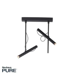Paul Neuhaus 6068-18 PURE-TUTUA LED Deckenleuchte schwarz dimmbar