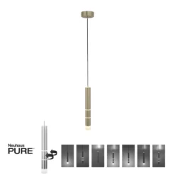 Paul Neuhaus 2211-60 PURE-VEGA LED Pendelleuchte messing matt getrennt schaltbar