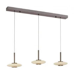 Paul Neuhaus 2083-34 PURE Vitrum Pendelleuchte dark-metal brown Comfort Lift