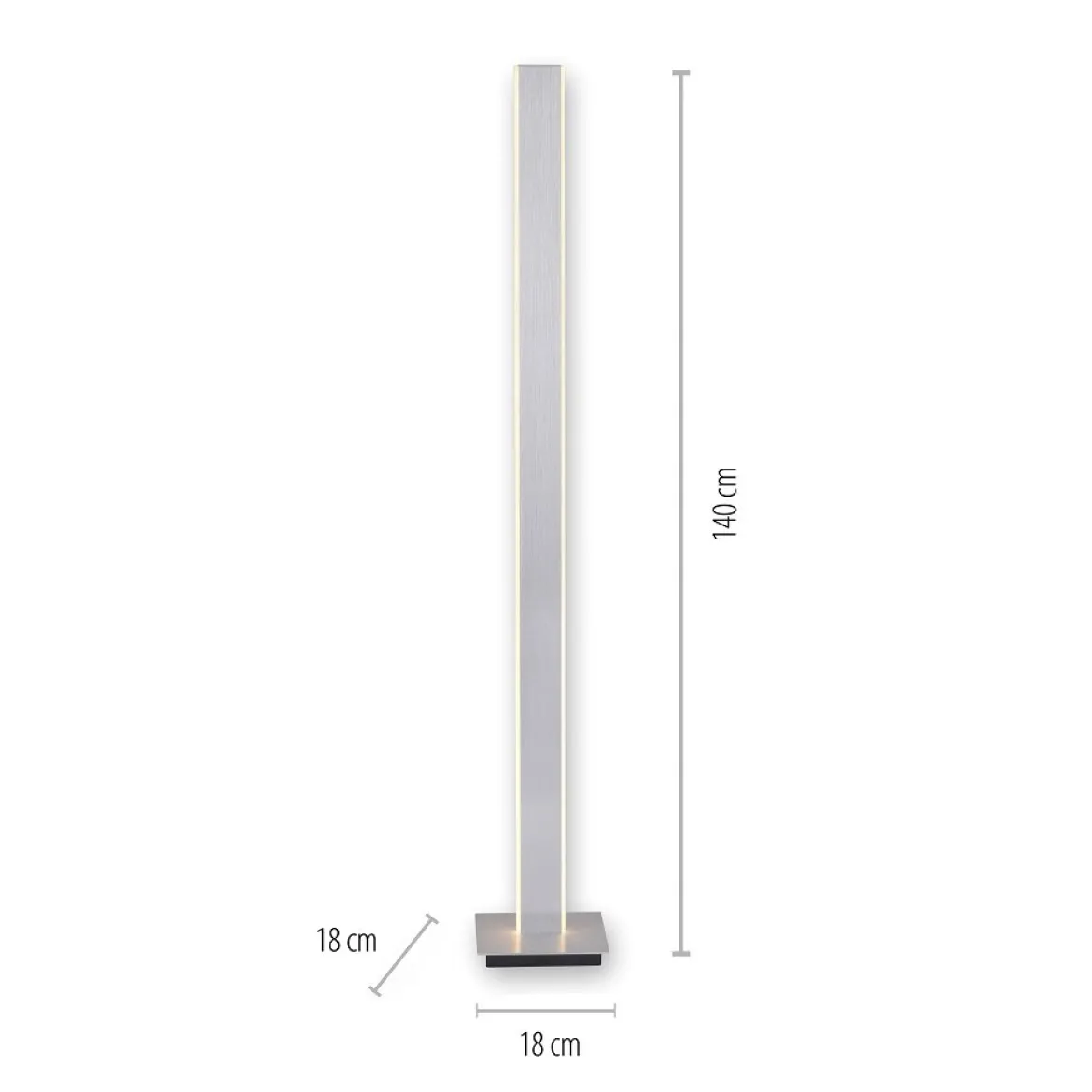Paul Neuhaus 460-95 Q-ADRIANA Stehleuchte aluminium