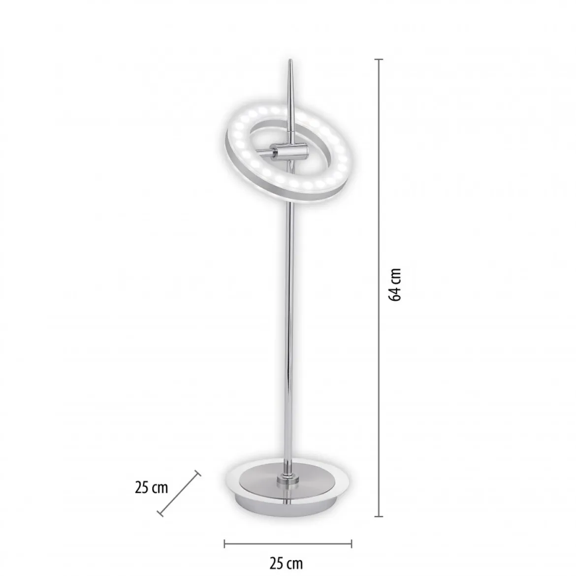 Paul Neuhaus 4891-55 Q-AMY LED Tischleuchte stahl