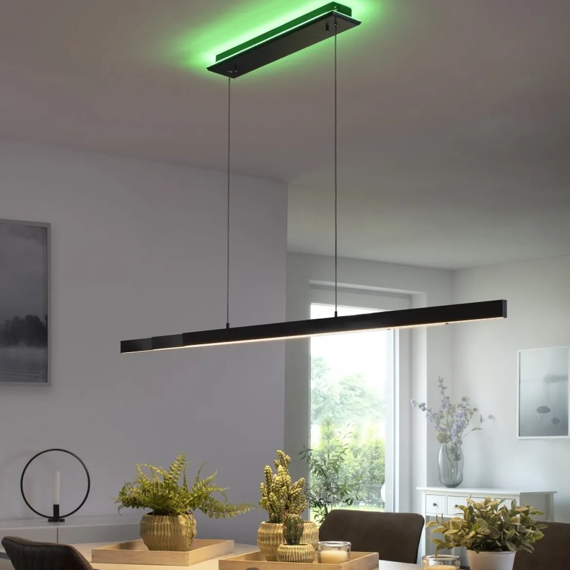 Paul Neuhaus 2569-13 Q-ARIAN Pendelleuchte anthrazit