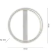 Paul Neuhaus 6739-55 Q-BELUGA  LED Deckenleuchte stahlfarben Smart Home