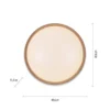 Paul Neuhaus 6118-15 Q-EMILIA Deckenleuchte grau matt holzoptik