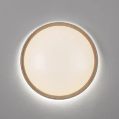 Paul Neuhaus 6118-15 Q-EMILIA Deckenleuchte grau matt holzoptik