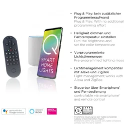 Paul Neuhaus 8287-16 Q-FRAMELESS 45 Deckenleuchte weiss