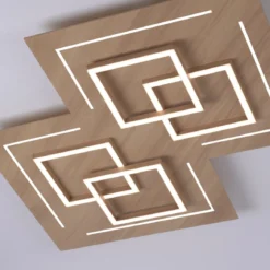 Paul Neuhaus 8181-79 Q-LINEA LED Deckenleuchte Holzdekor