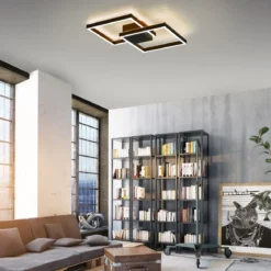 Paul Neuhaus 6144-18 Q-MARKO LED Deckenleuchte quadratisch Schwarz RGBW