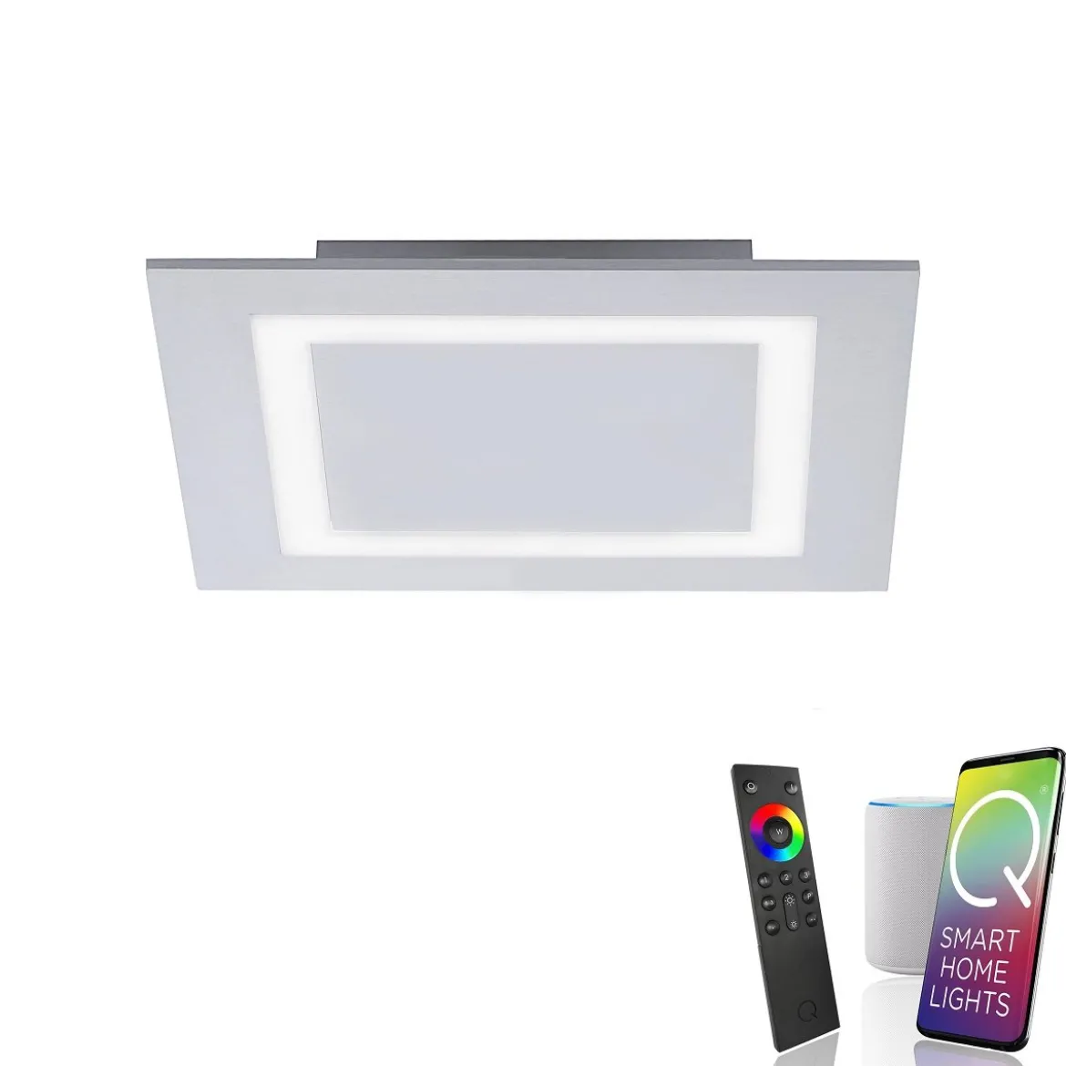 Paul Neuhaus 8160-95 Q-MIRAN Deckenleuchte aluminium