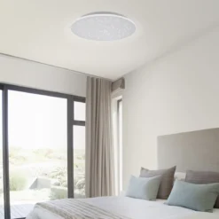 Paul Neuhaus 8037-95 Q-NIGHTSKY Deckenleuchte aluminium rund