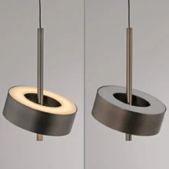Paul Neuhaus 2247-34 Q-ROTATE LED Pendelleuchte dark-metal brown