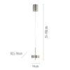 Paul Neuhaus 2247-95 Q-ROTATE LED Pendelleuchte aluminium