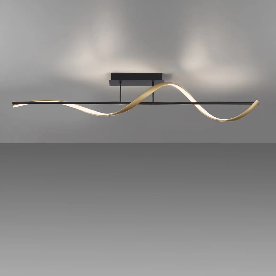 Paul Neuhaus 6385-13 Q-SWING LED Deckenleuchte anthrazit messing Smart Home
