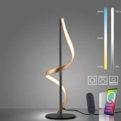 Paul Neuhaus 4385-13 Q-SWING LED Tischleuchte anthrazit messing Smart Home
