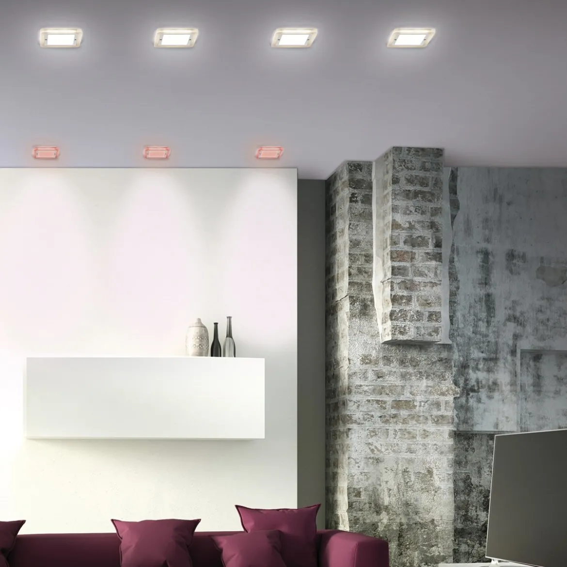 Paul Neuhaus 1160-17 Q-VIDAL LED Einbauleuchte chrom 3er-Set