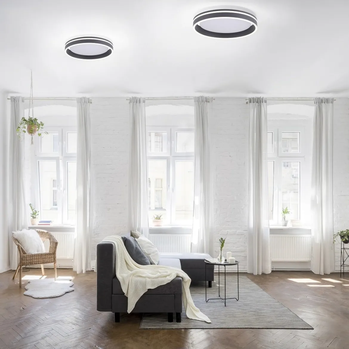 Paul Neuhaus 8414-13 Q-VITO Deckenleuchte 40 anthrazit