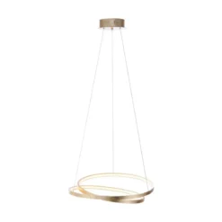 Paul Neuhaus 2472-12 ROMAN Pendelleuchte 55 gold
