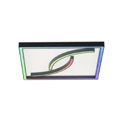 Paul Neuhaus 8275-18 Serpent Deckenleuchte schwarz 45x45cm RGBW