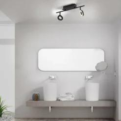 Paul Neuhaus 6781-13 SILEDA LED Deckenleuchte 2-flammig Anthrazit