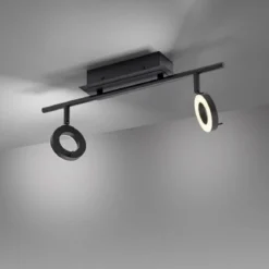 Paul Neuhaus 6781-13 SILEDA LED Deckenleuchte 2-flammig Anthrazit