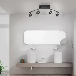 Paul Neuhaus 6786-13 SILEDA LED Deckenleuchte 4-flammig anthrazit