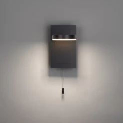 Paul Neuhaus 9785-13 SILEDA Wandleuchte 1-flammig Anthrazit