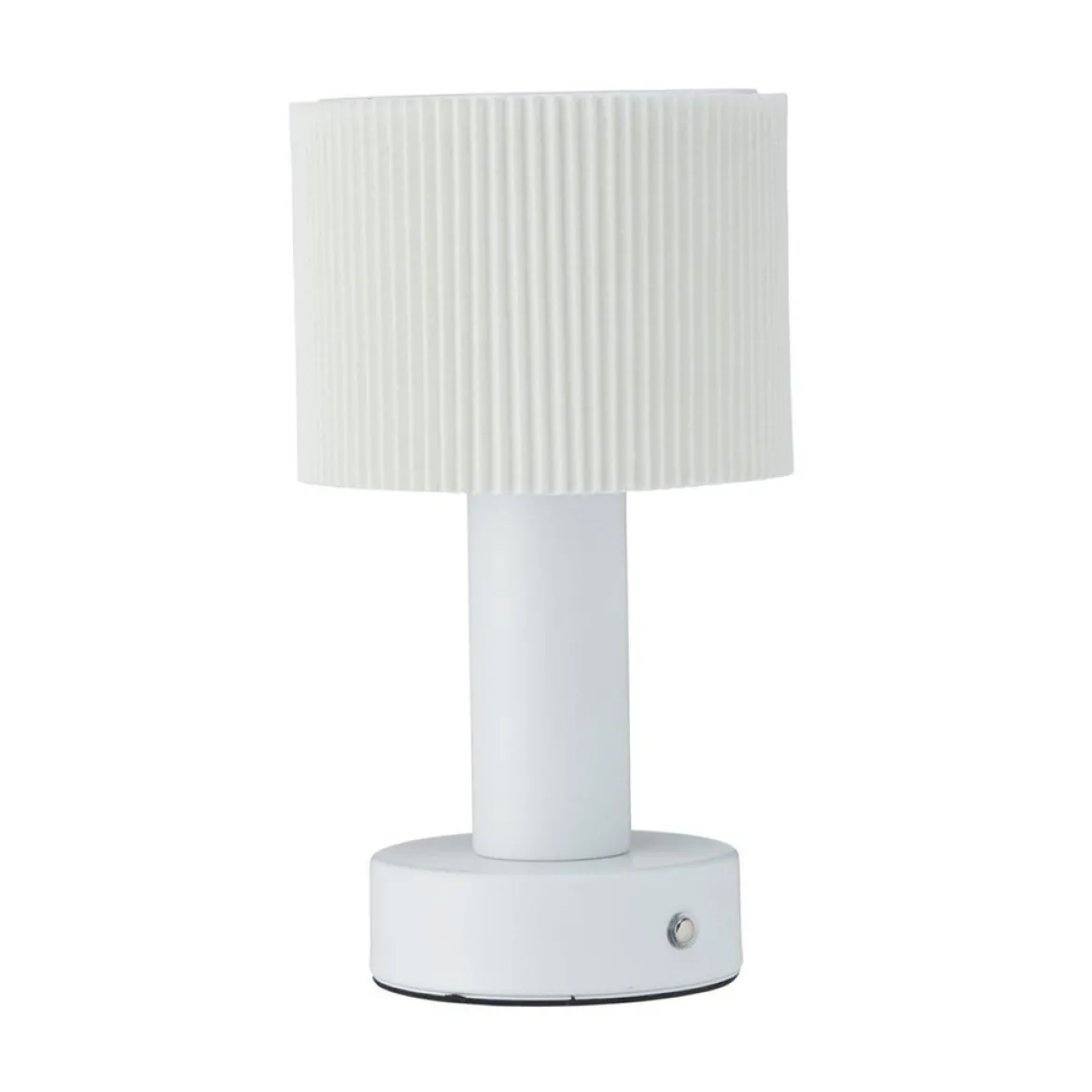 PR Home 110421 Akku Tischleuchte Tiara Weiß 24cm