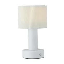 PR Home 110421 Akku Tischleuchte Tiara Weiß 24cm