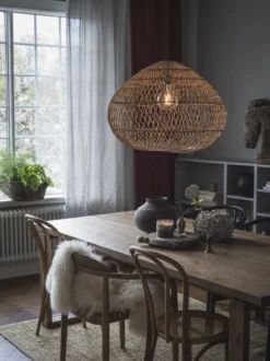 PR Home 5250-BT02 Hängelampe Karen Rattan natur 51cm