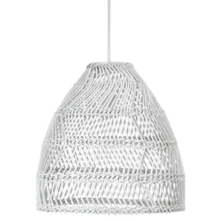 PR Home 4653-BT01 Hängelampe Maja weißes Rattan 53cm
