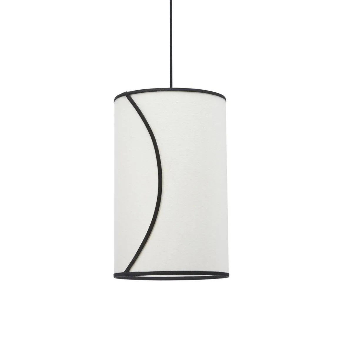PR Home 2930-110-BT02 Pendelleuchte Ava Beige Schwarz 30cm
