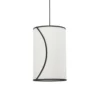 PR Home 2925-110-BT02 Pendelleuchte Ava Beige Schwarz 25cm
