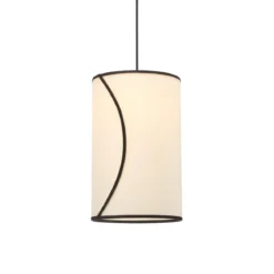 PR Home 2925-110-BT02 Pendelleuchte Ava Beige Schwarz 25cm