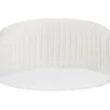 PR Home 2445-2711 Deckenleuchte Plissé cremeweiß 45cm