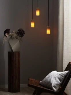 PR Home 2140715 Fensterleuchte Lucie Marmor Cremefarben E14