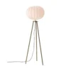 PR Home 4410502-FR01 Stehleuchte Antikmessing Stoffschirm weiß