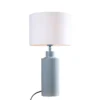 PR Home 4163282-FR01 Tischleuchte Solo Denim Stoffschirm Weiß 46cm