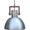 PR Home 1372901 Hängelampe Ashby Holz Silber 29cm