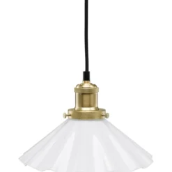 PR Home 3122510 Hängelampe August Opal gewellt 25cm