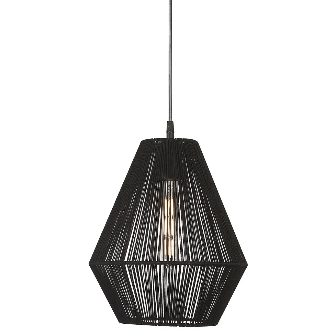 PR Home 3742803 Hängelampe Rio schwarz 28cm