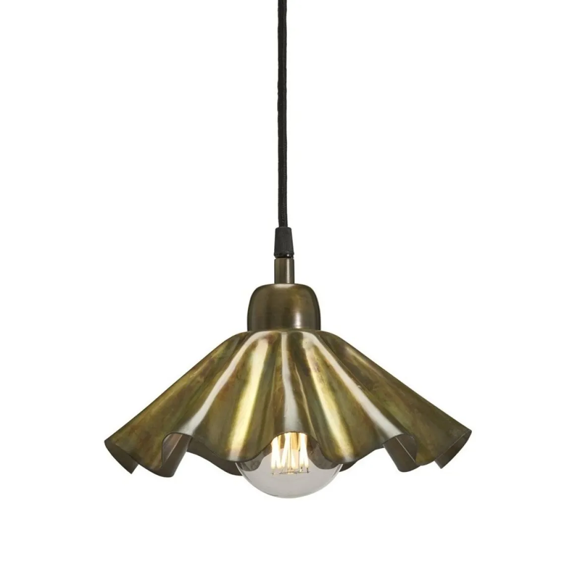 PR Home 4372502 Pendelleuchte Aira klein Öl Messing Optik 25cm