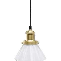 PR Home 3121510 Pendelleuchte August Small Opal gewellt 15cm