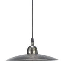 PR Home 1432801 Pendelleuchte Como 1-flammig Silber 28cm E27