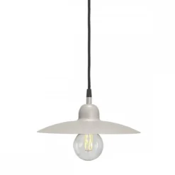 PR Home 1432818 Pendelleuchte Como 1-flammig Beige 28cm E27